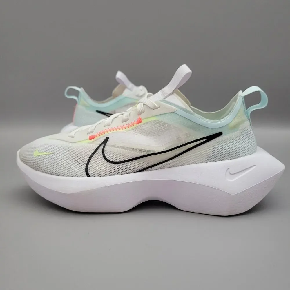 Nike Vista Lite Womens Size 7 White Pink Athletic Running Walking Shoes Sneakers